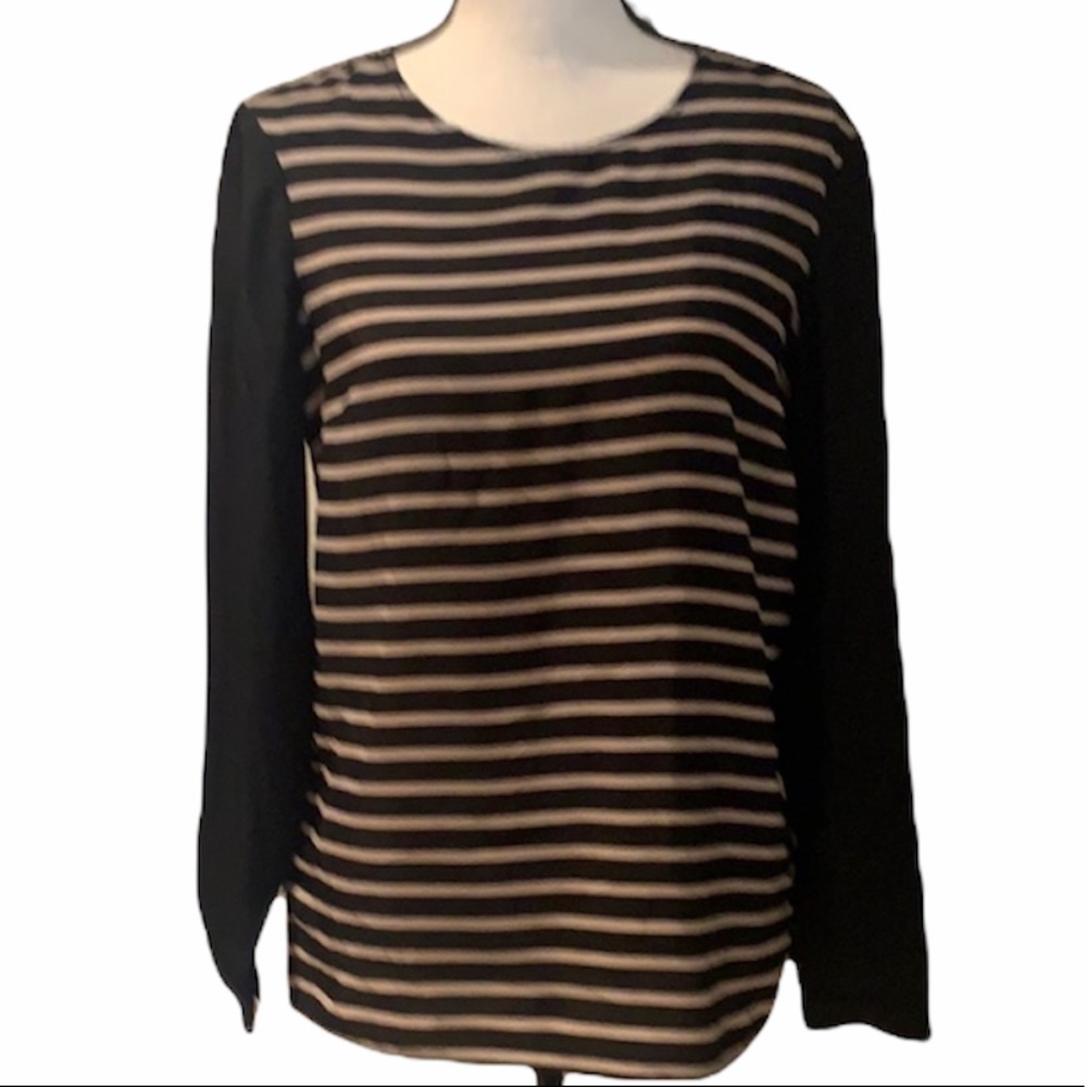 New York and company Tan and black shirt SizeSmall